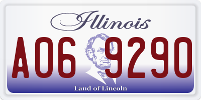 IL license plate A069290