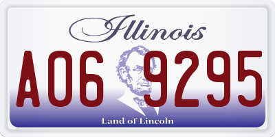 IL license plate A069295