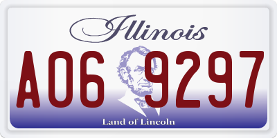 IL license plate A069297