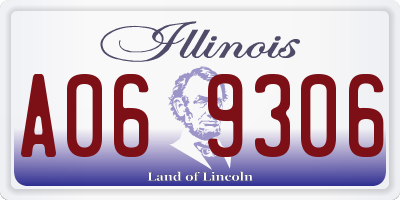 IL license plate A069306
