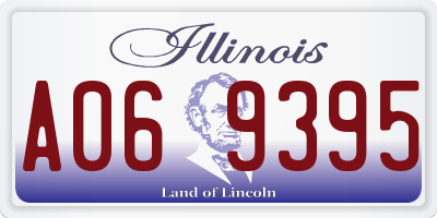 IL license plate A069395