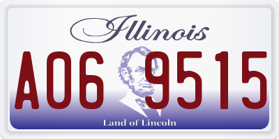 IL license plate A069515