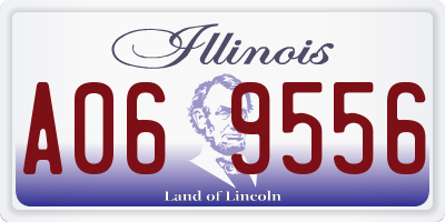 IL license plate A069556
