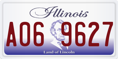 IL license plate A069627