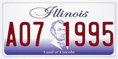 IL license plate A071995