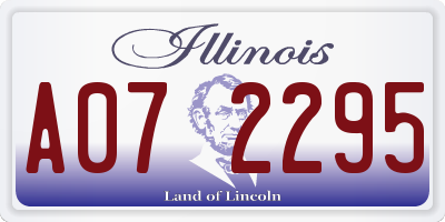 IL license plate A072295