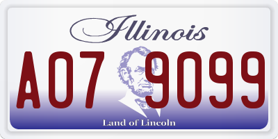IL license plate A079099
