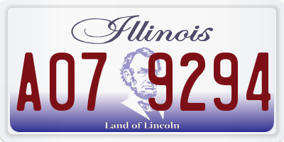 IL license plate A079294