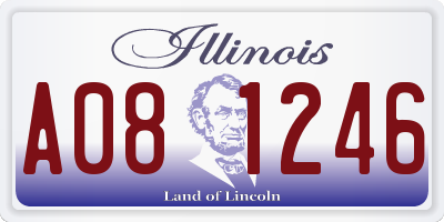 IL license plate A081246