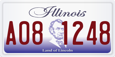 IL license plate A081248