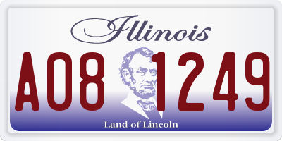 IL license plate A081249