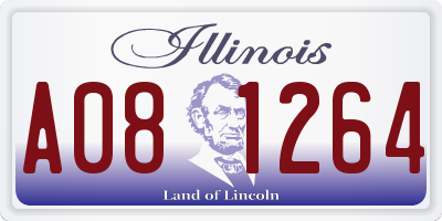 IL license plate A081264