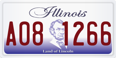 IL license plate A081266