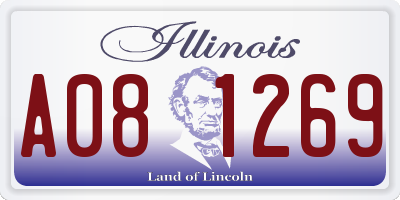 IL license plate A081269