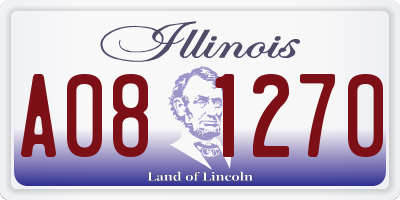 IL license plate A081270