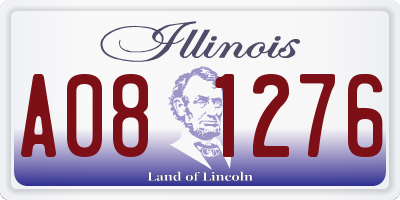 IL license plate A081276
