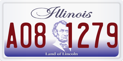 IL license plate A081279