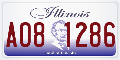 IL license plate A081286