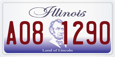 IL license plate A081290