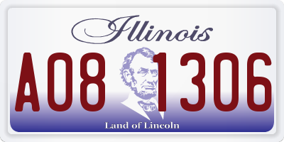 IL license plate A081306