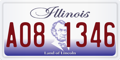 IL license plate A081346