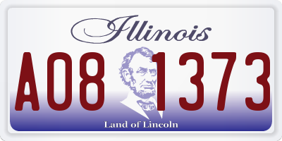 IL license plate A081373