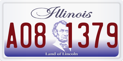 IL license plate A081379