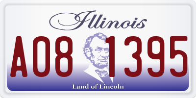 IL license plate A081395