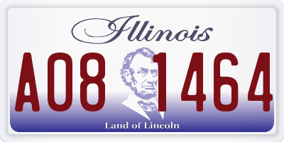 IL license plate A081464