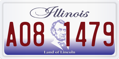IL license plate A081479