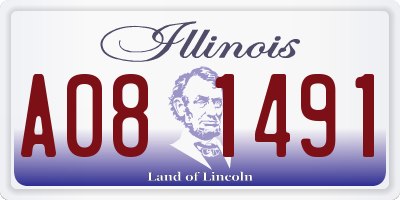 IL license plate A081491