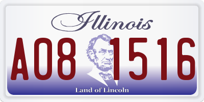 IL license plate A081516