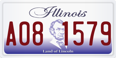 IL license plate A081579