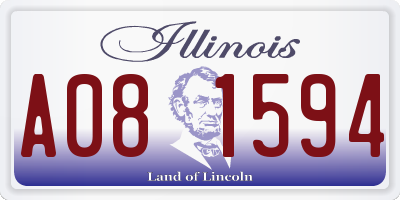IL license plate A081594