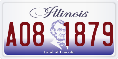 IL license plate A081879