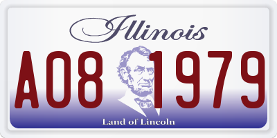 IL license plate A081979