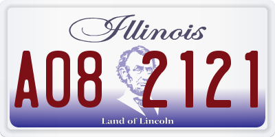 IL license plate A082121