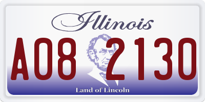 IL license plate A082130