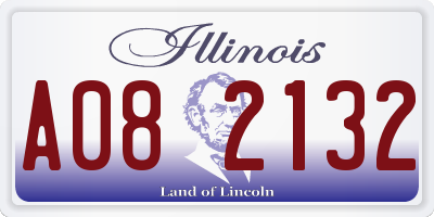 IL license plate A082132
