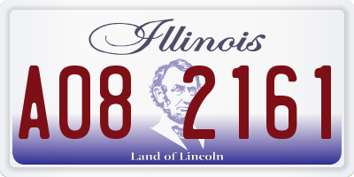 IL license plate A082161
