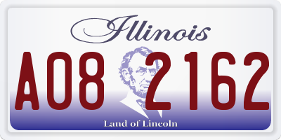 IL license plate A082162