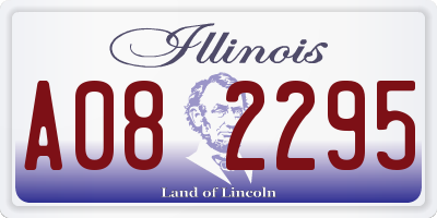 IL license plate A082295