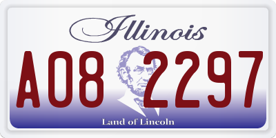 IL license plate A082297