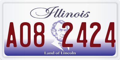 IL license plate A082424