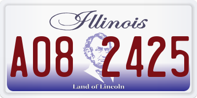 IL license plate A082425