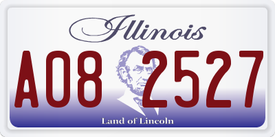 IL license plate A082527