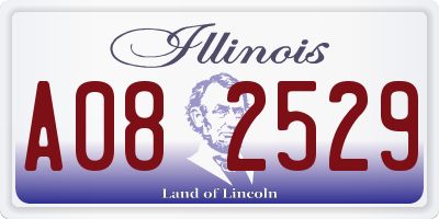 IL license plate A082529