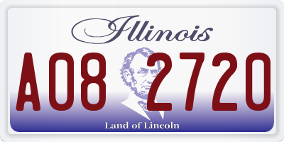 IL license plate A082720