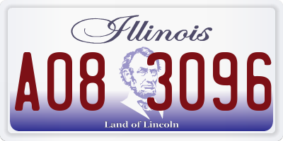 IL license plate A083096