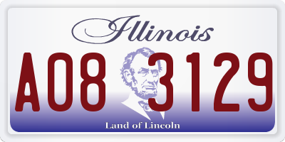 IL license plate A083129